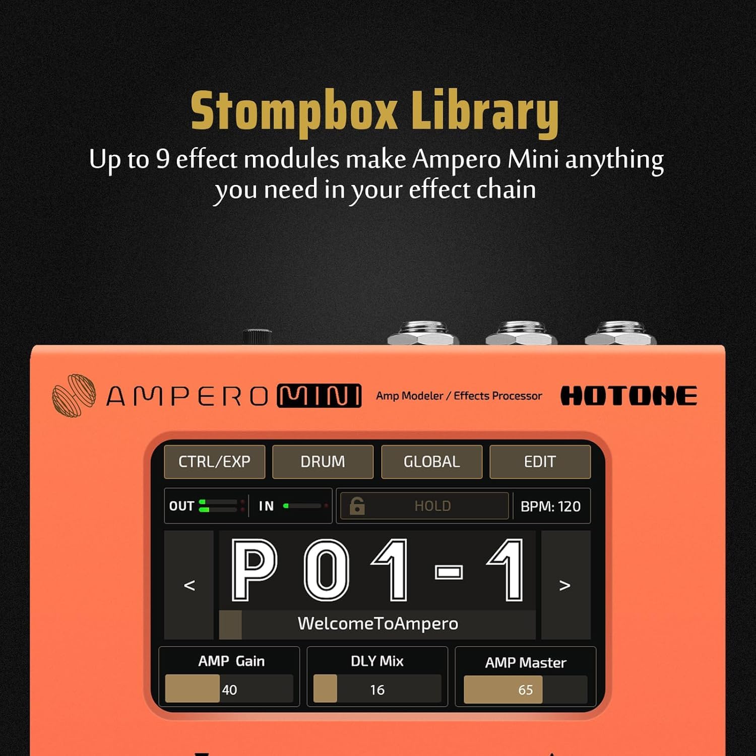 Amazon.co.jp: HOTONE マルチエフェクター AMPERO Mini (Orange Amazon.co.jp: HOTONE マルチエフェクター AMPERO Mini (Orange