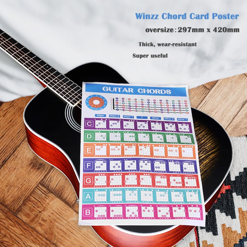 Winzz Akustik Gitarre 4/4, Western Gitarre Anfänger Erwachsene Schönes Geflammtes Design, Gitarre Kinder ab 12+ Jahre mit Stahlsaiten, Gitarre Einsteiger Set mit 11 Zubehör (Schwarz Matt, 41 Zoll)