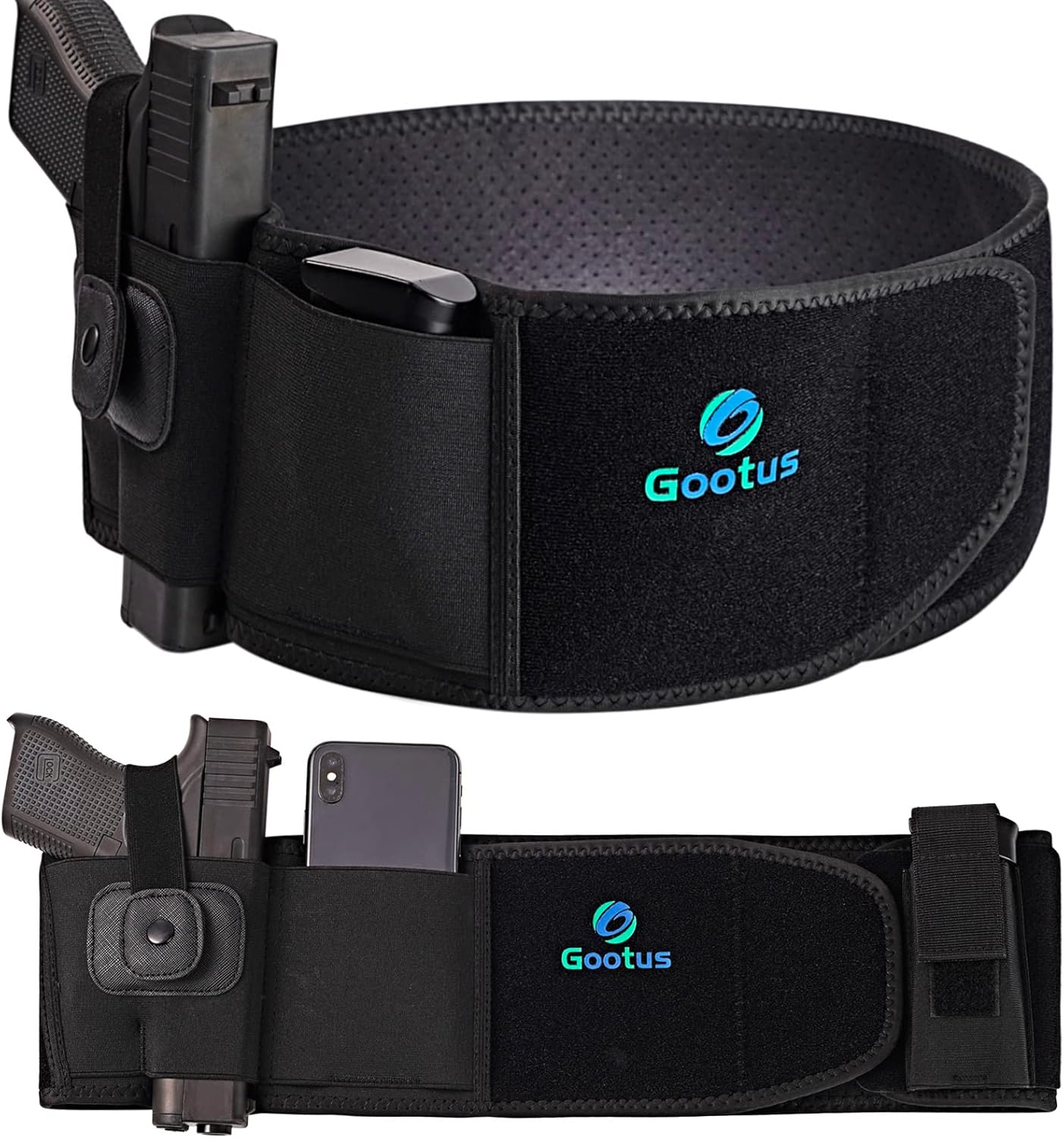 Gootus Belly Band Holster for Concealed Carry Gun Holsters for Women and Men