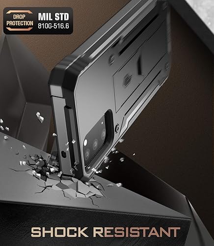 Miniatura 6 de Poetic Revolution Series - Funda para Samsung Galaxy Note 20, de cuerpo completo, resistente, de doble capa, a prueba de golpes, con soporte, sin
