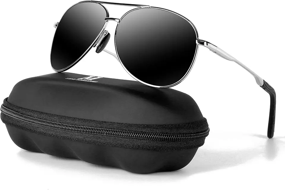 mxnx Aviator Sunglasses Polarized Protection Lightweight