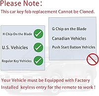 Vista 2 de MechanMagic Key Fob Remote Replacement Fits for Toyota Corolla 2014-2019/Camry 2014-2017/Tacoma 2016-2018 HYQ12BDM Keyless Entry Remote Control