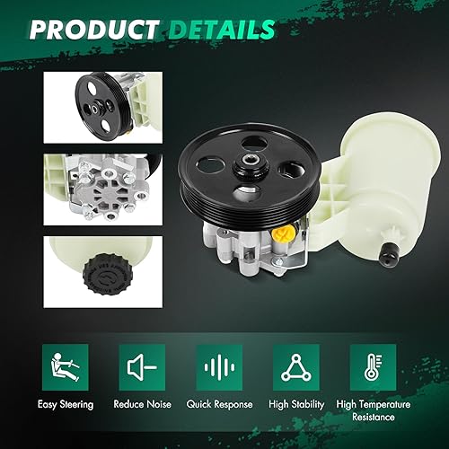 Miniatura 842 de SCITOO Bomba de dirección asistida compatible para 2005 para Saab 9-2X 2.0L, 2006 para Saab 9-2X 2.5L, 2004-2005 para Subaru Impreza 2.0L, 21-5396