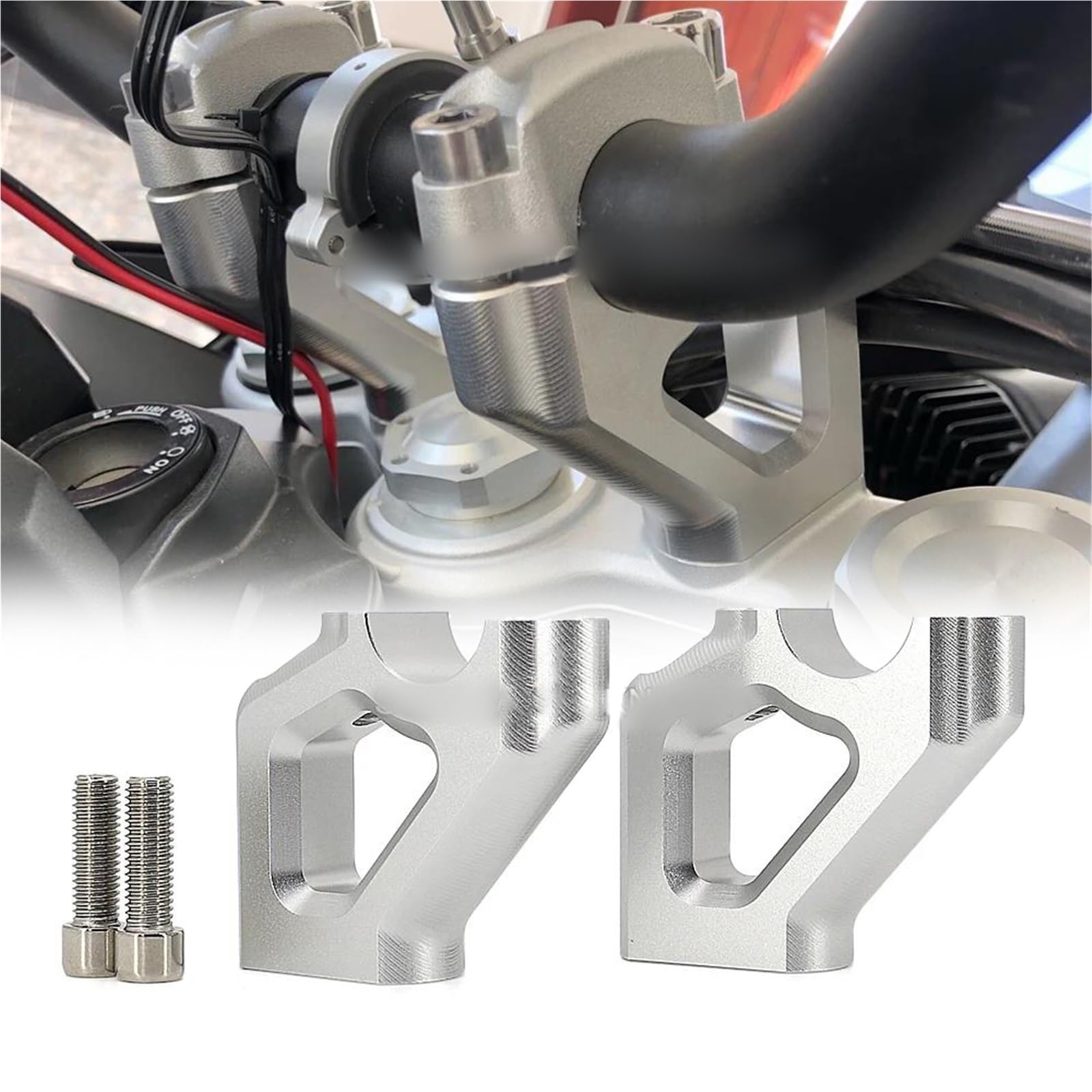 Rehausseur de guidon moto Triumph Tiger 900 GT Pro pour un confort de pilotage
