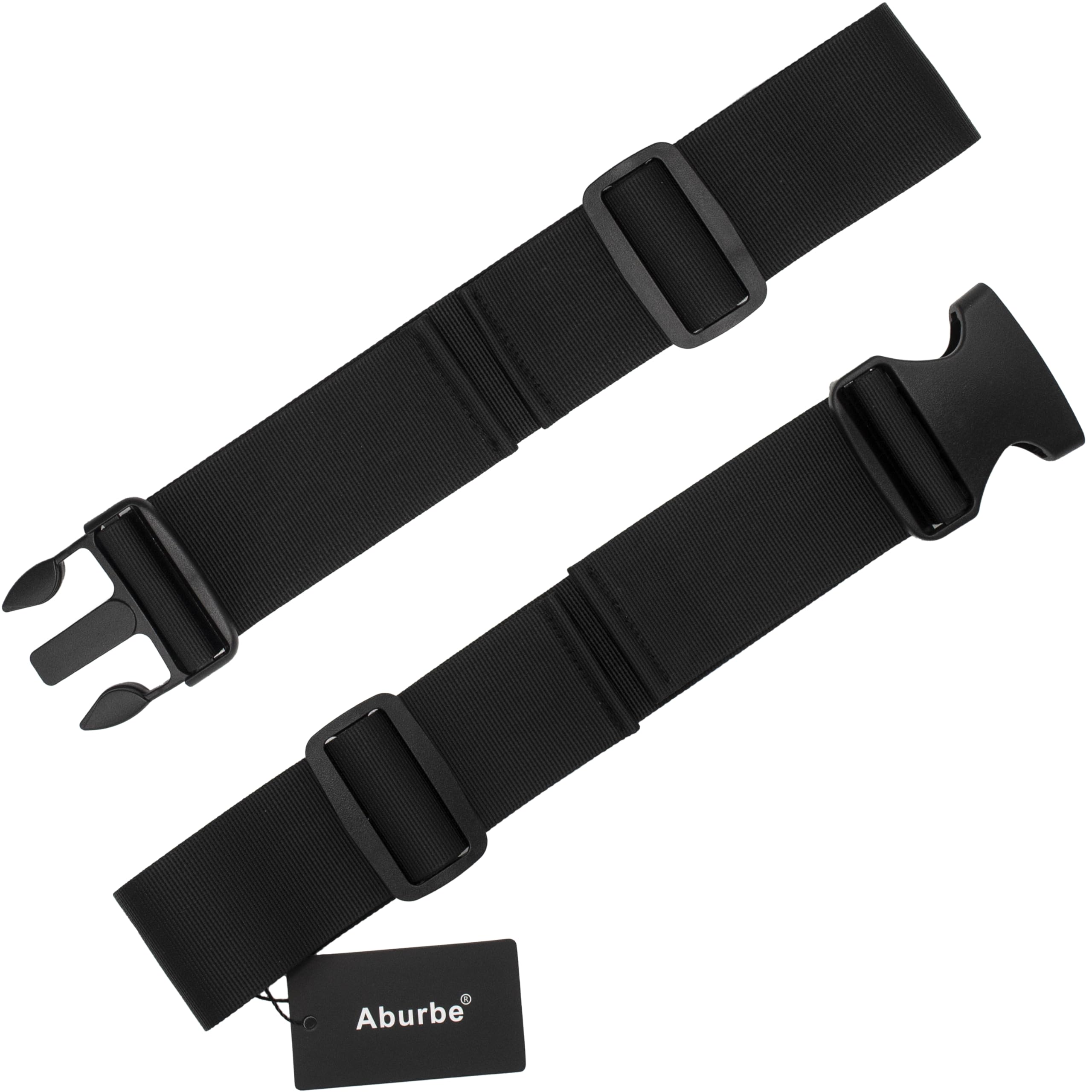 Aburbe Backpack Waist Strap, 2'' Wide Universal Add on Adjustable Sternum Hip Belt Replacement, with Heavy Duty Quick Release Buckle Clip, for Leaf Blower, Hiking, Cycling, Riding(Black) : Patio, Lawn &