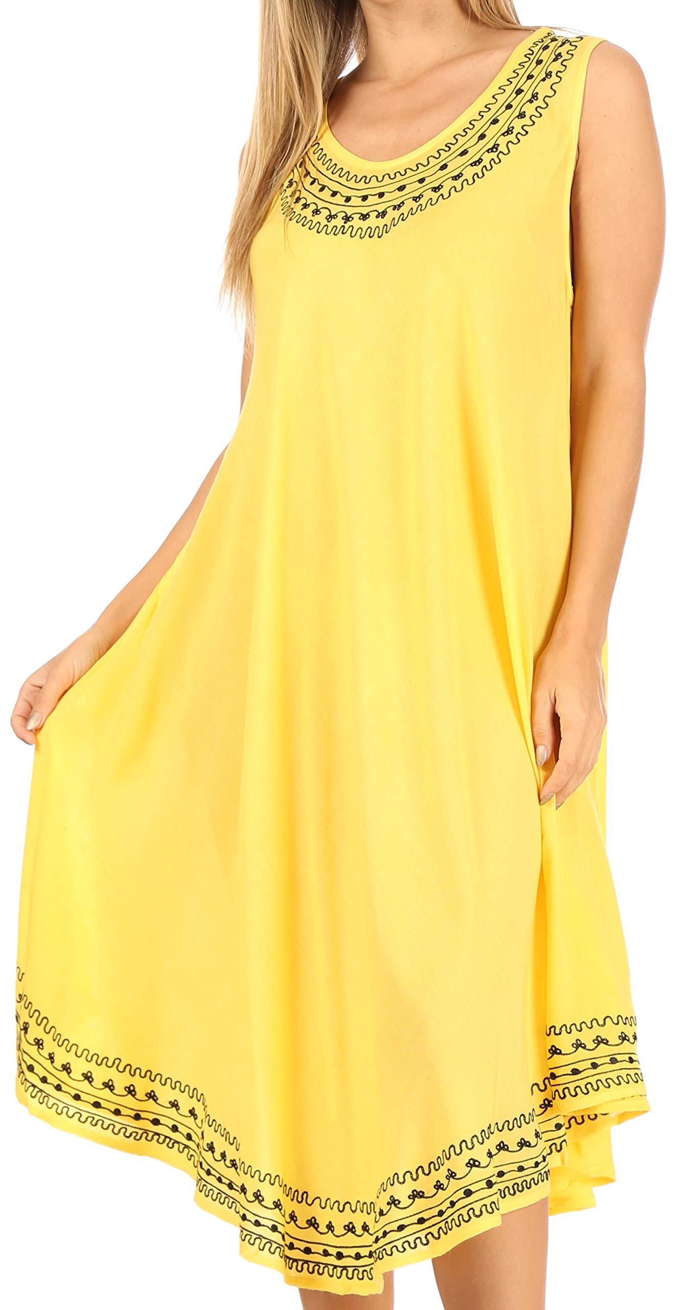 Sakkas täglichen Wesentliche Kaftan Trägerkleid/Deckel