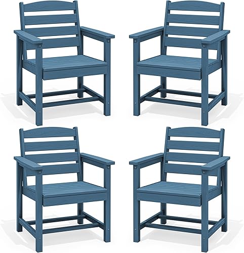 Vista 14 de SERWALL Juego de comedor al aire libre de 11 piezas, mesa y sillas de polietileno de alta densidad de 84 pulgadas para 10, juego de muebles de patio