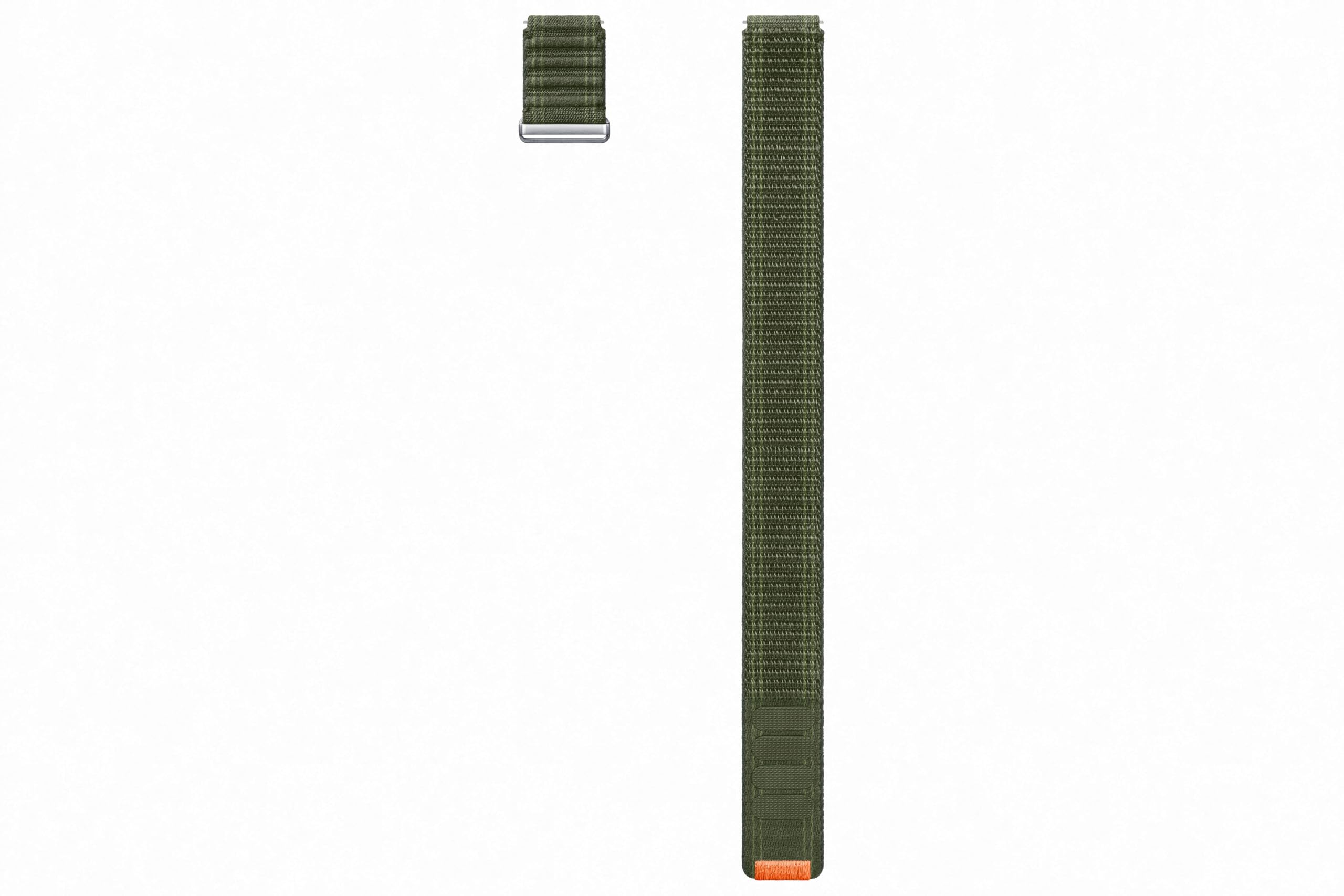Samsung Fabric Band für Galaxy Watch7 – Medium (M/L), Stoffarmband, Klettverschluss, ET-SVL31, Grün