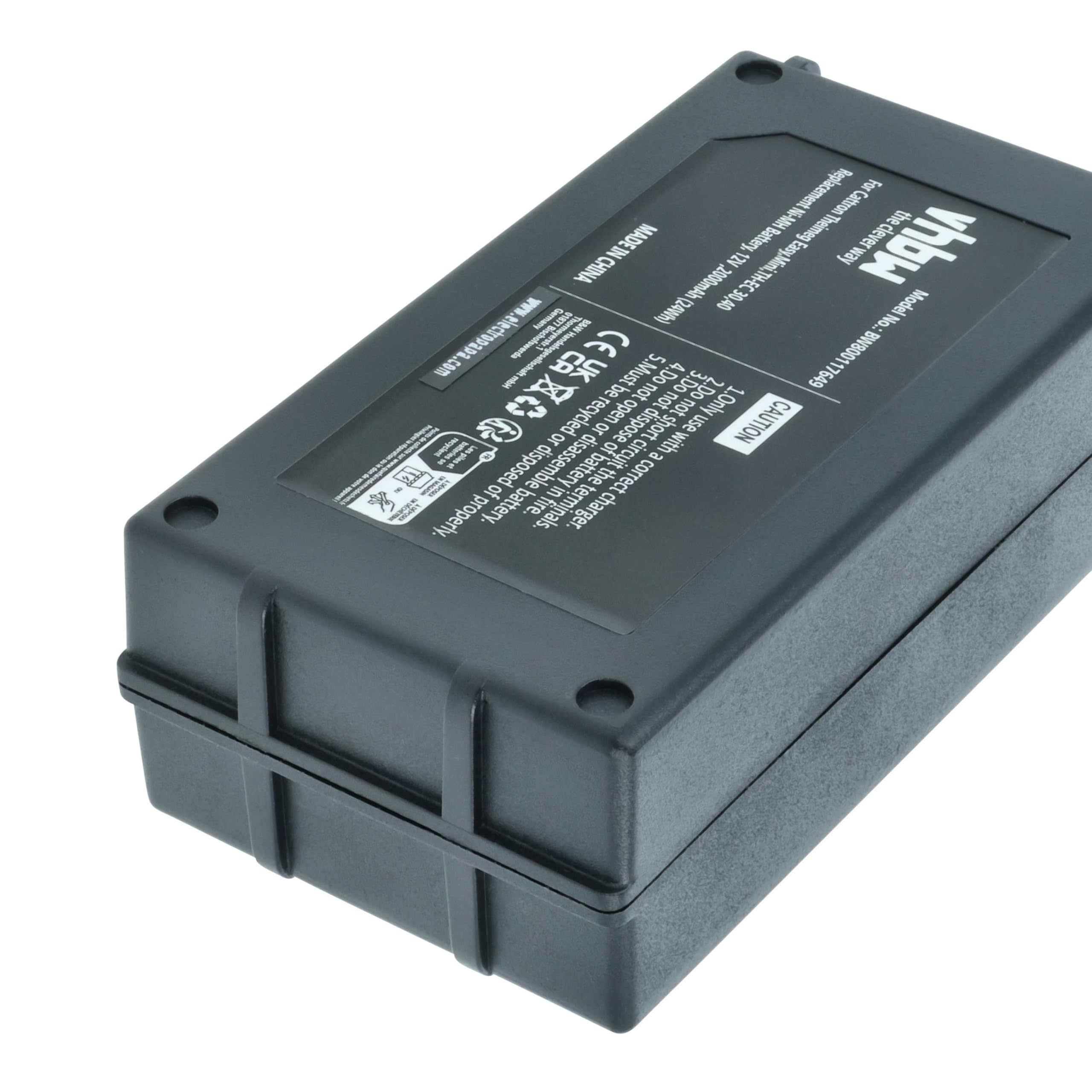 vhbw 2X Akku Ersatz für Cattron Theimeg BT92300075