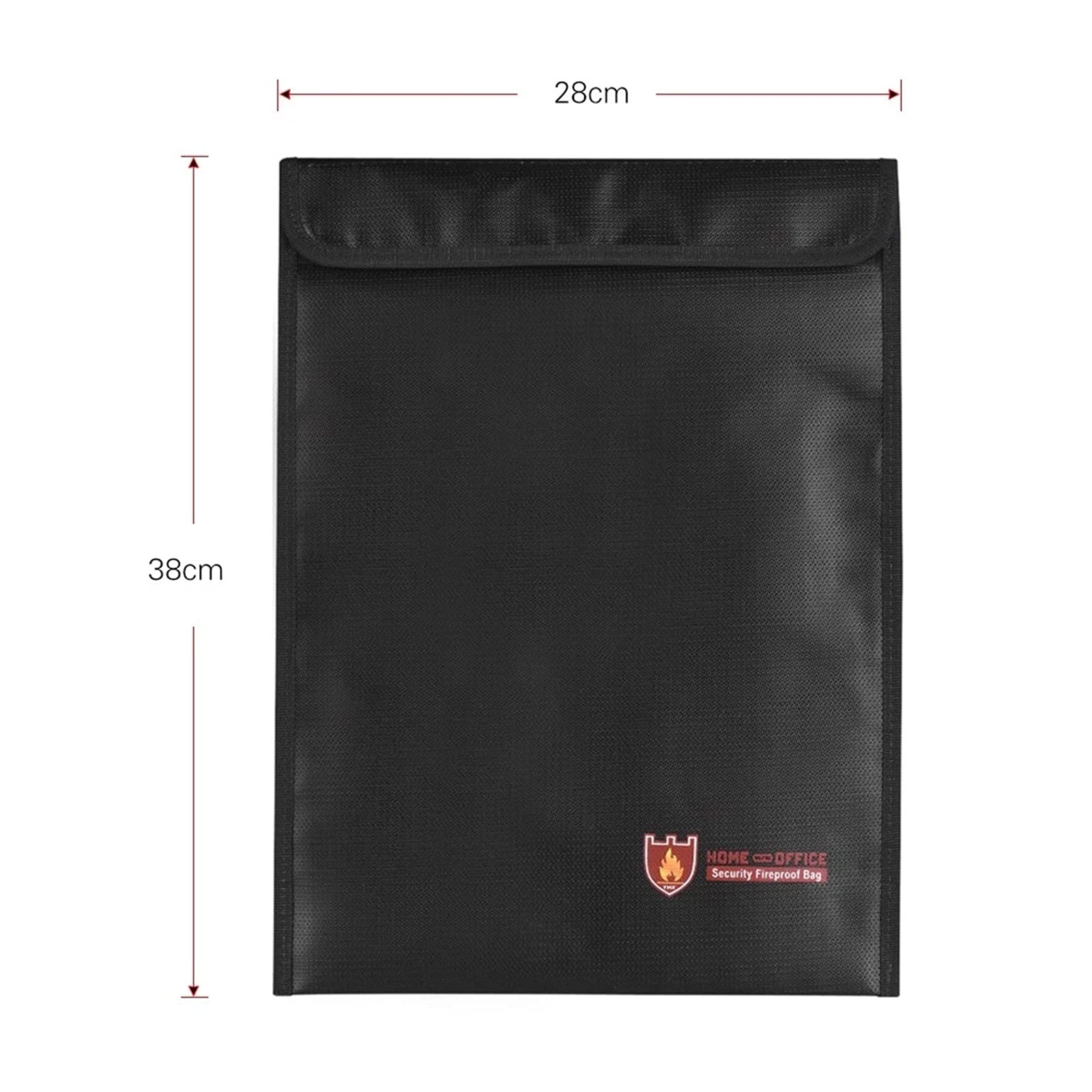 Scatola Portadocumenti Ignifuga Sacchetto di denaro resistente al fuoco impermeabile sacca documentazione antincendio in silicone rivestito per Passaporti