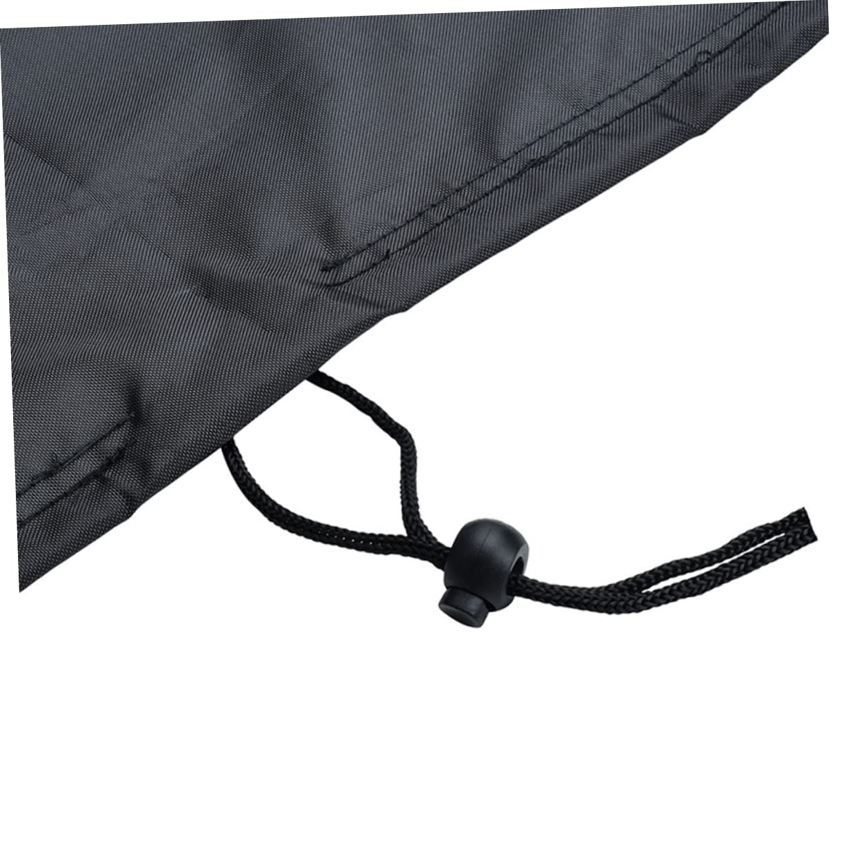 Rasenmäherabdeckung aus Polyester Schwarz, UV Beständig, Größe L | Schnalle zur Fixierung, für Aufsitzrasenmäher, Wasserabweisend und Staubdicht
