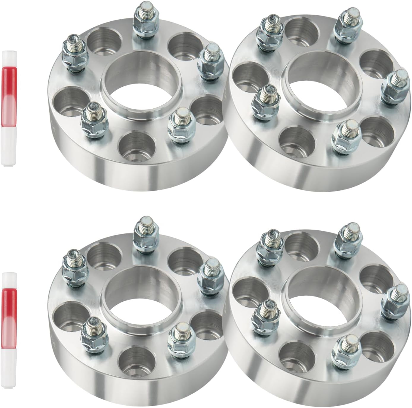 5x4.5 1.5 inch Wheel Spacers, 1.5 inch Wheel Spacer with Hub Centric,64.1mm Hub Bore M12x1.5 for CR-V, Accord, Civic, Escape, HR-V, 3, Pilot, RDX, Odyssey, MDX, TL, TSX, Element, Insight, TLX
