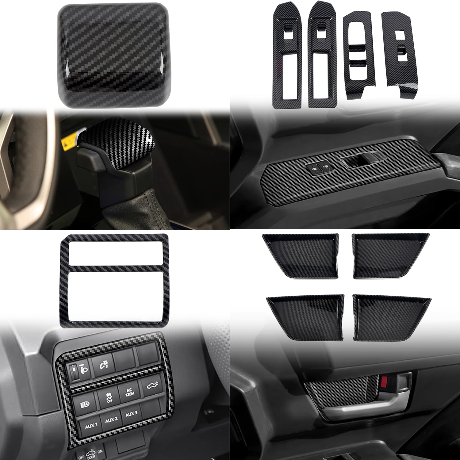 CTH for Toyota Tacoma 2024 2025 2026 Car Interior Center Console Air Vent Window Lift Button Gear Shift — view 3