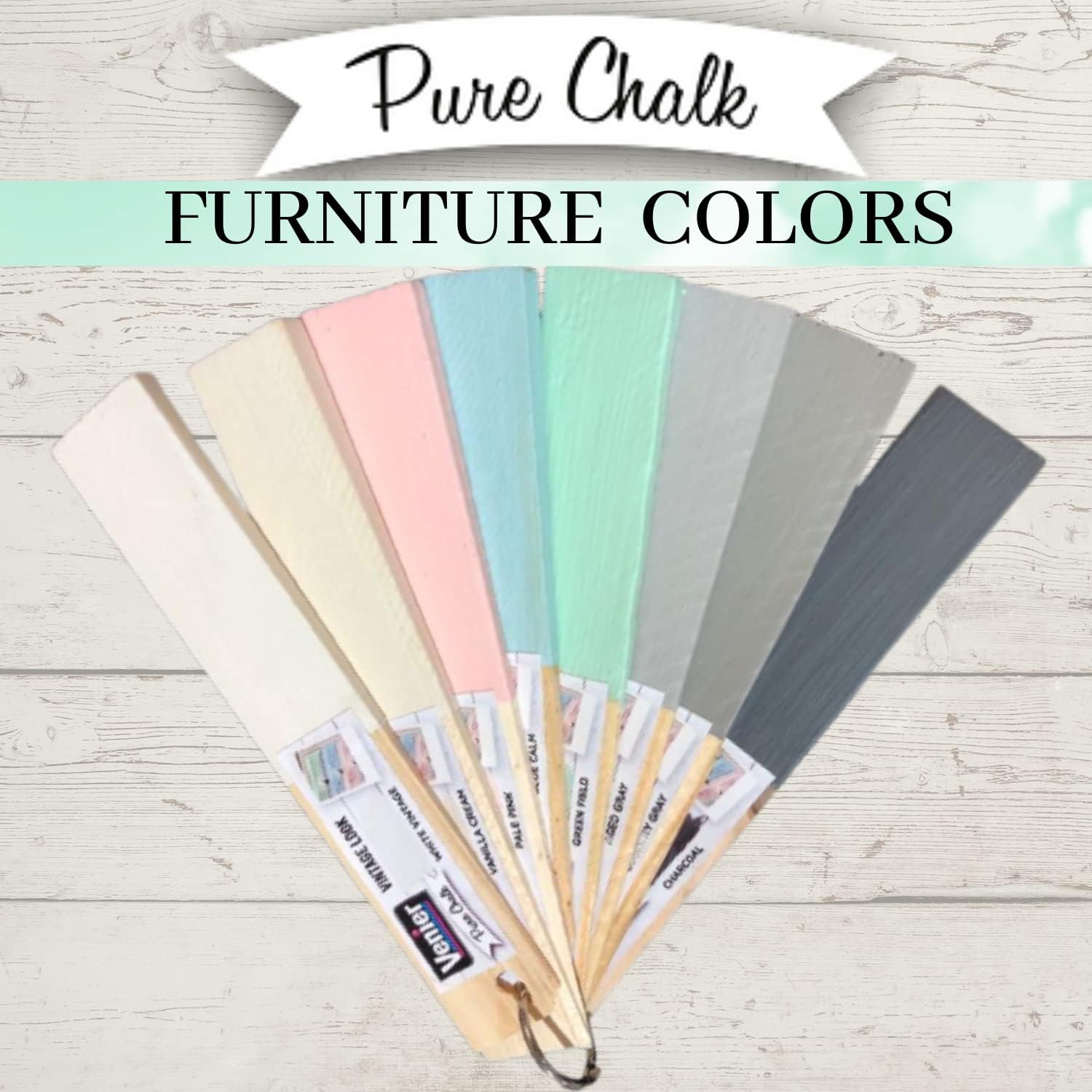 Chalk Pure Paint - for Furniture, Crafts, Home Decor - All-in-One – DIY – Eco-Friendly (Vintage [Pink]), (33.81 oz)