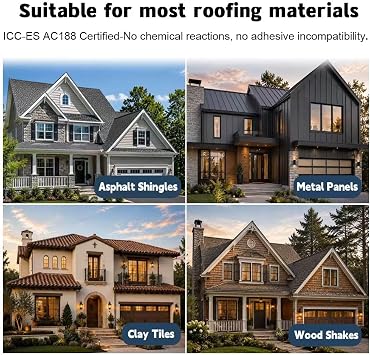 Roof Underlayment Roll Synthetic, Roofing Paper, 48in x 250ft.