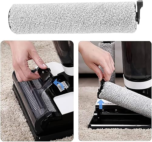 Miniatura 3 de Rollo de cepillo y filtro de vacío, compatible con TINECO IFLOOR, IFLOOR3, Floor One S3 para pisos de madera dura y húmeda, piezas para aspiradora