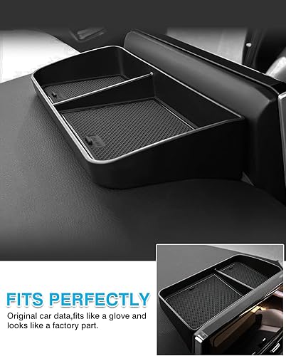 Miniatura 3 de Karltys Organizador de consola central de tablero para Toyota RAV4 accesorios 2019-2025 (no para pantalla de 10.5 pulgadas), organizador de tablero