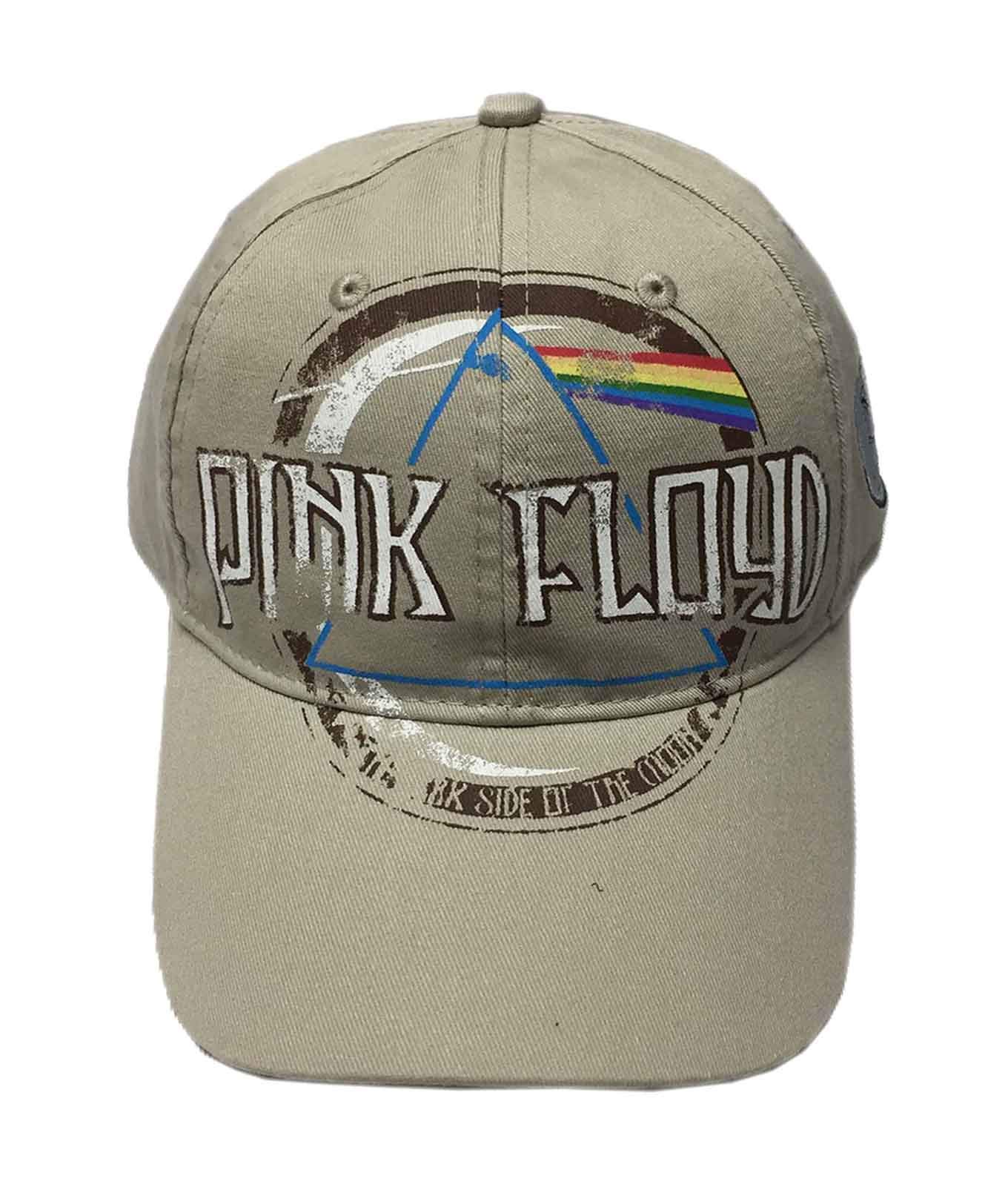 Pink Floyd Men's Sand Baseball Cap Dark Side Of The Moon Album Distressed Official One Size