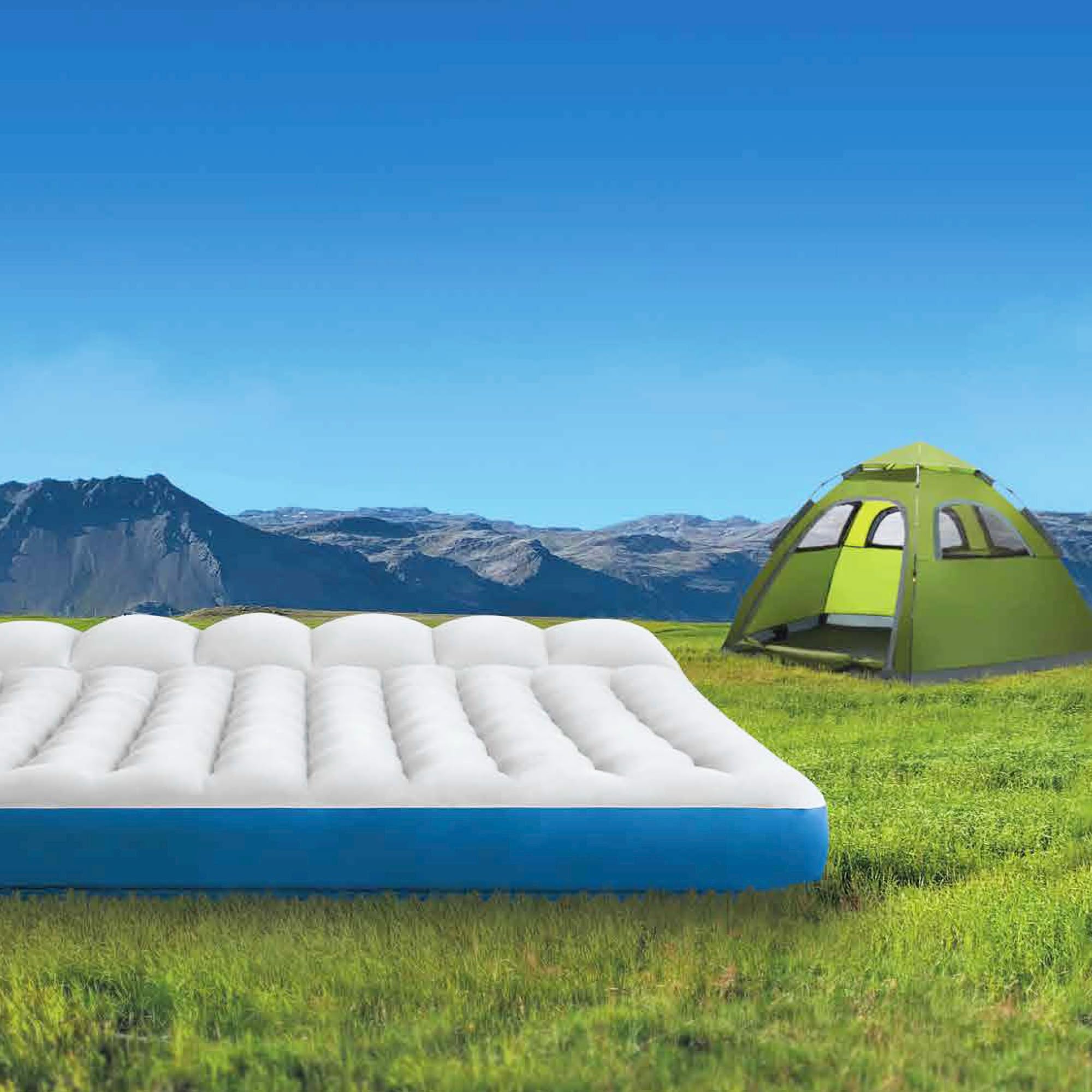 INTEX Matelas gonflable camping 2-pers. 193x127x24cm