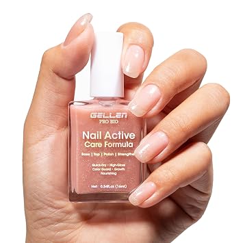 GELLEN PRO BIO Active Shine Nail Polish, One-Step Nail Strengthener