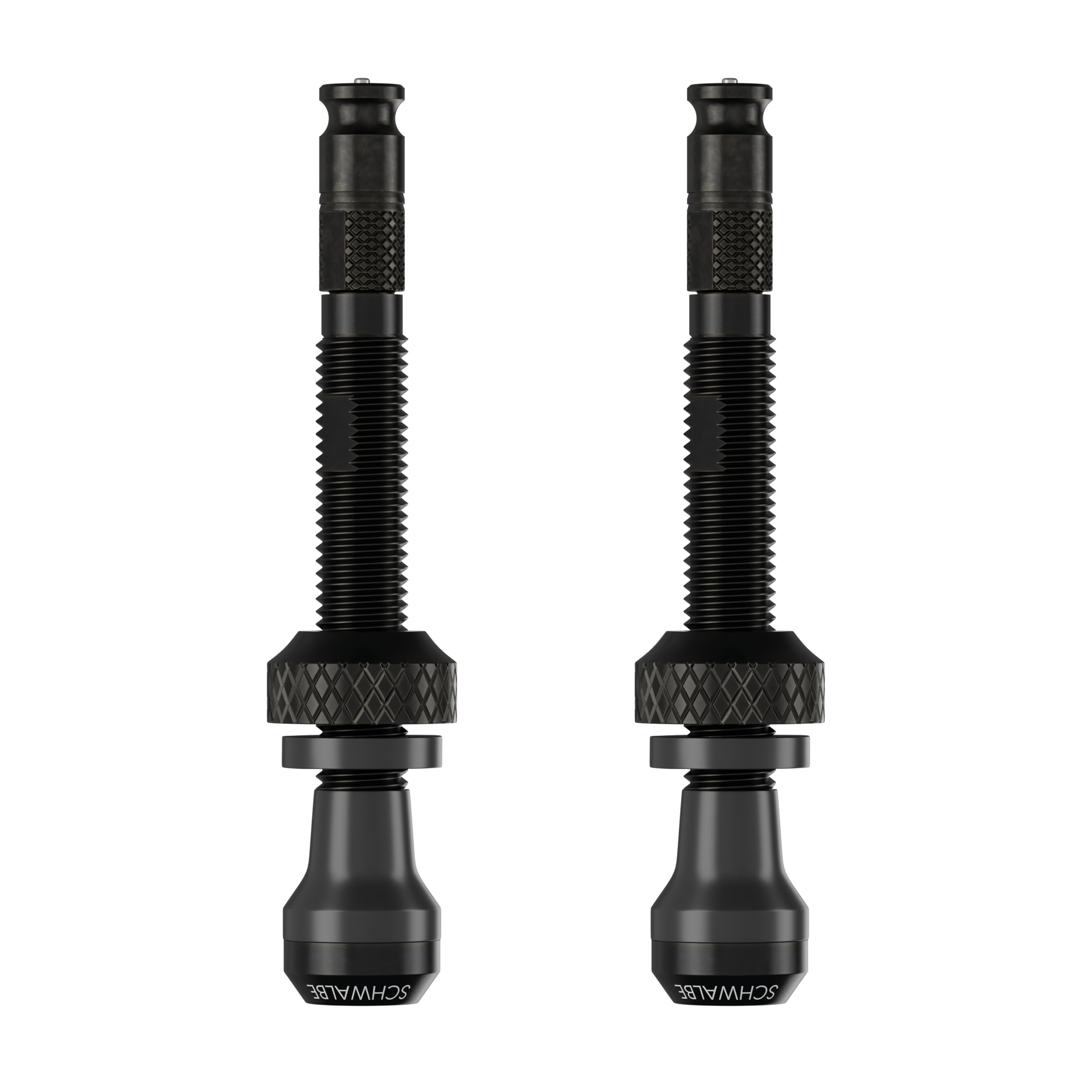 Schwalbe Clik Valve Tubeless Valve Set – 2 x 40 mm Bicycle Valve – Innovation for Easy Tyre Inflation – Tubeless Conversion