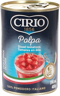 Cirio Polpa, Diced Tomatoes, 398 Milliliters