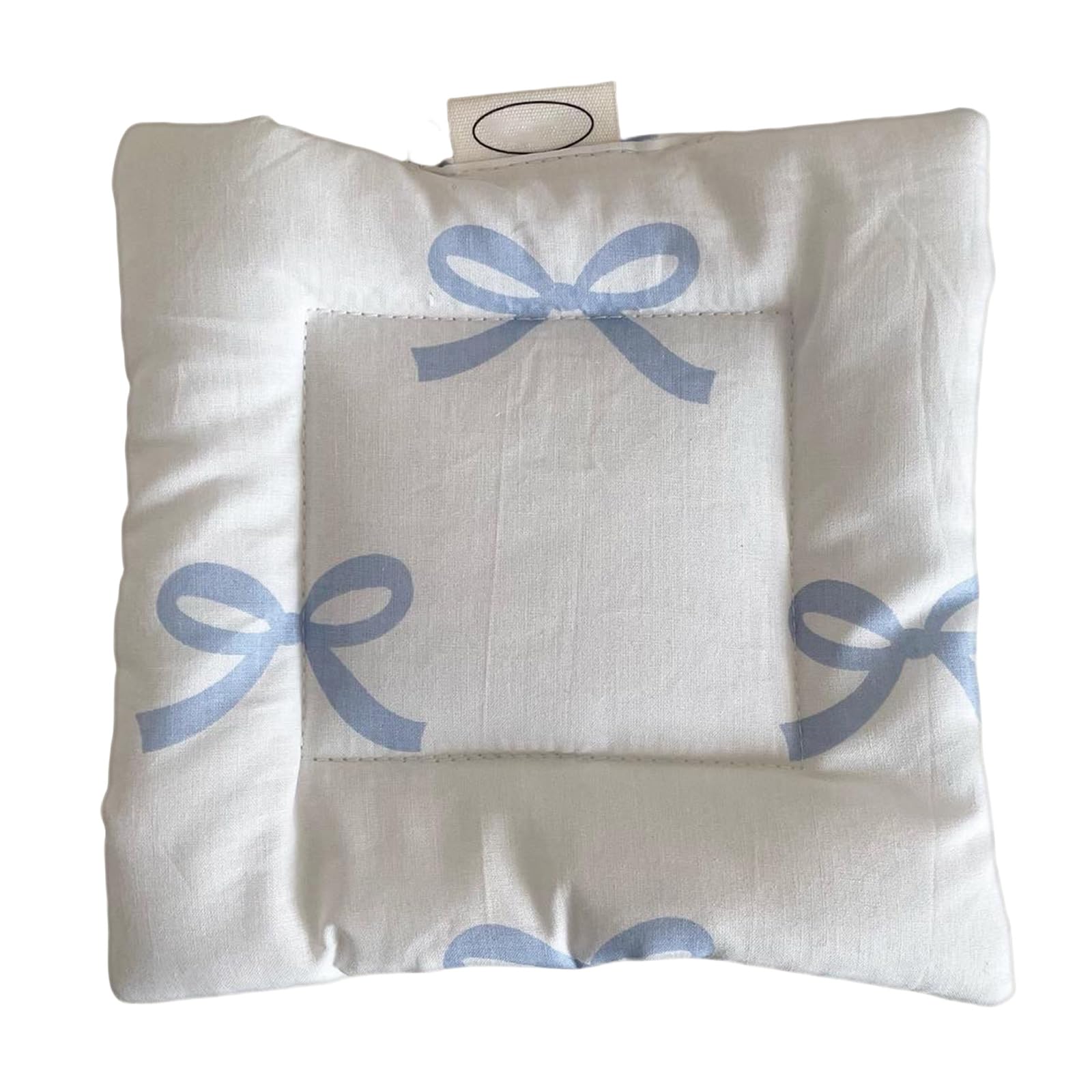 Kalttoy Useful Cotton Bowknot Cup Pad Unique Cup Mats with Bowknot Pattern Delicate Fabric Coasters for Glasswares Protect Cotton Pad