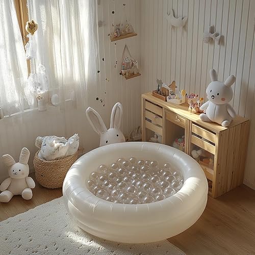 Miniatura 9 de TRENDPLAY Pelotas de Plástico para Pozos de Pelotas de 2.2 Pulgadas, Paquete de 50 100 200 500 Pelotas Huecas, Perfectas para Piscinas de Bebés