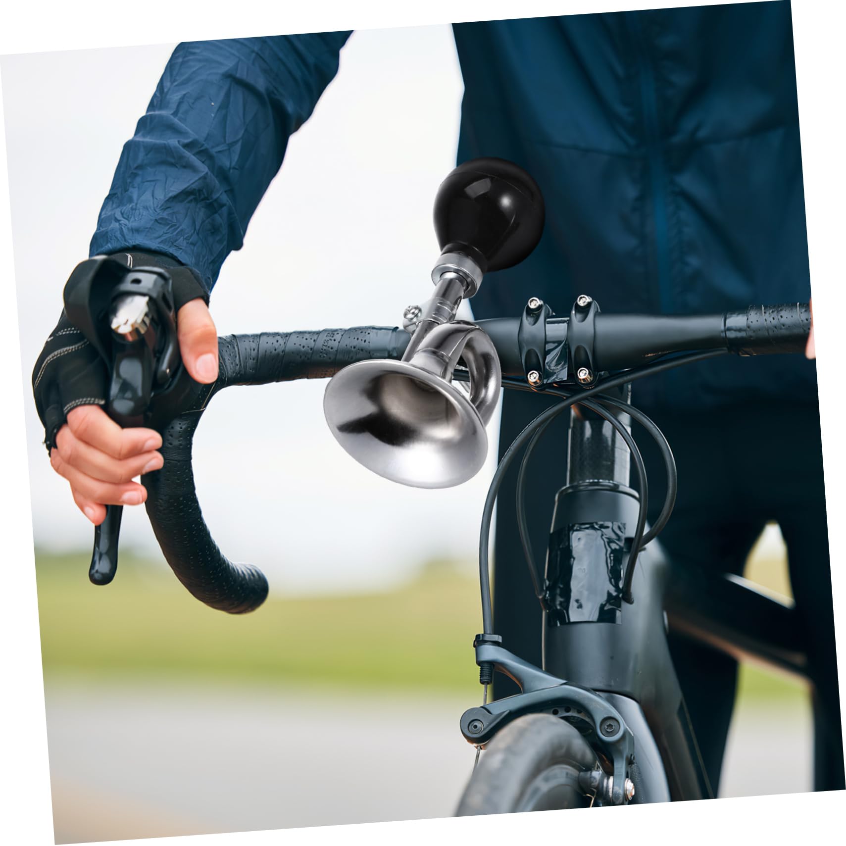 BESTonZON Sonnette de vélo klaxon Fort pour vélo Sonnette vélo klaxon de clairon de vélo Corne de vélo Bruyant Sonnerie de vélo Cloches de vélo Corne de vélo électrique Fort