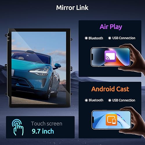 Miniatura 3 de Estéreo de coche Android 13 para Buick Regal 2009-2013 para Opel Insignia 2009-2013 con Mirror Link, Rimoody 9.7 pulgadas pantalla táctil radio de