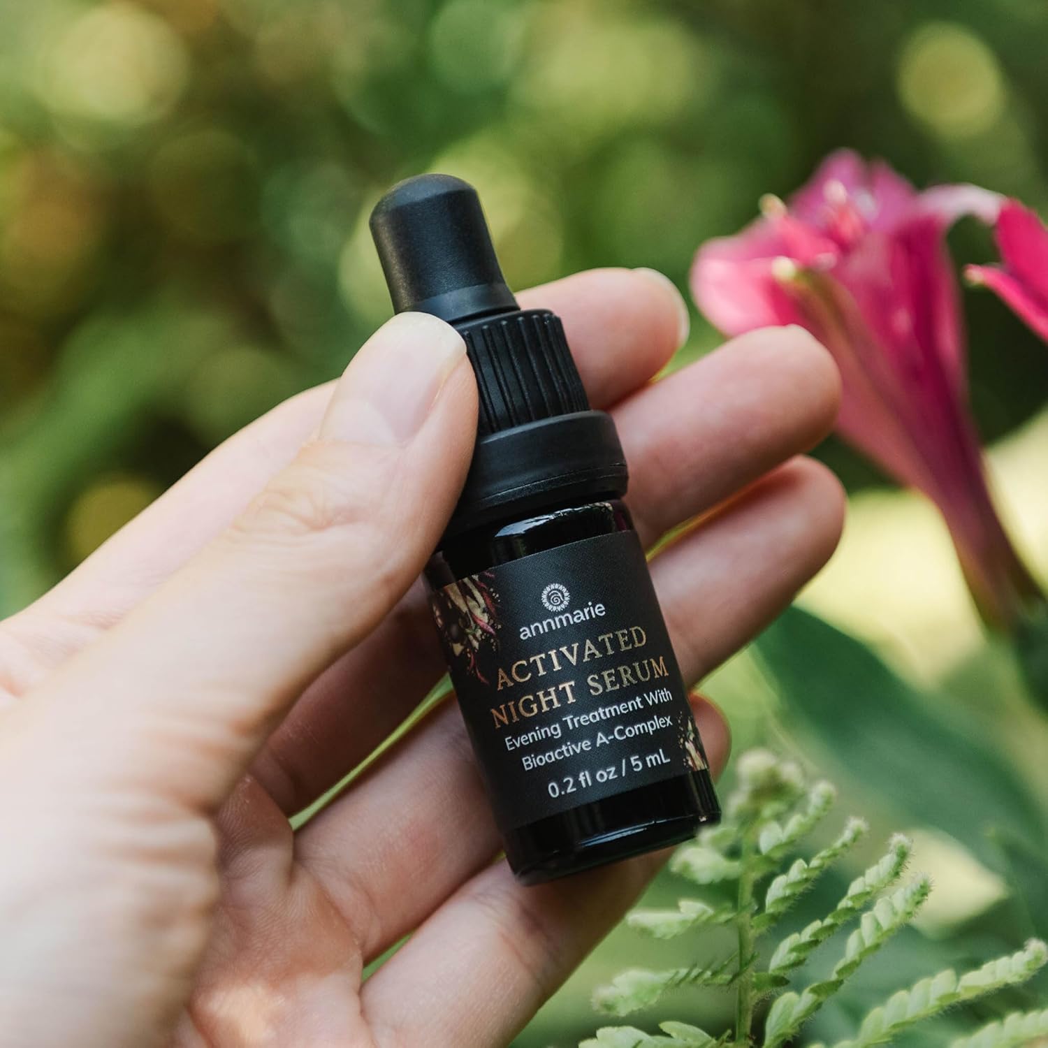 Annmarie Skin Care Activated Anti Ageing Night Serum 30ml – Retinol Alternative Face Serum with Hyaluronic Acid, Tremella & Squalane – Hydrating Overnight Serum for All Skin Types