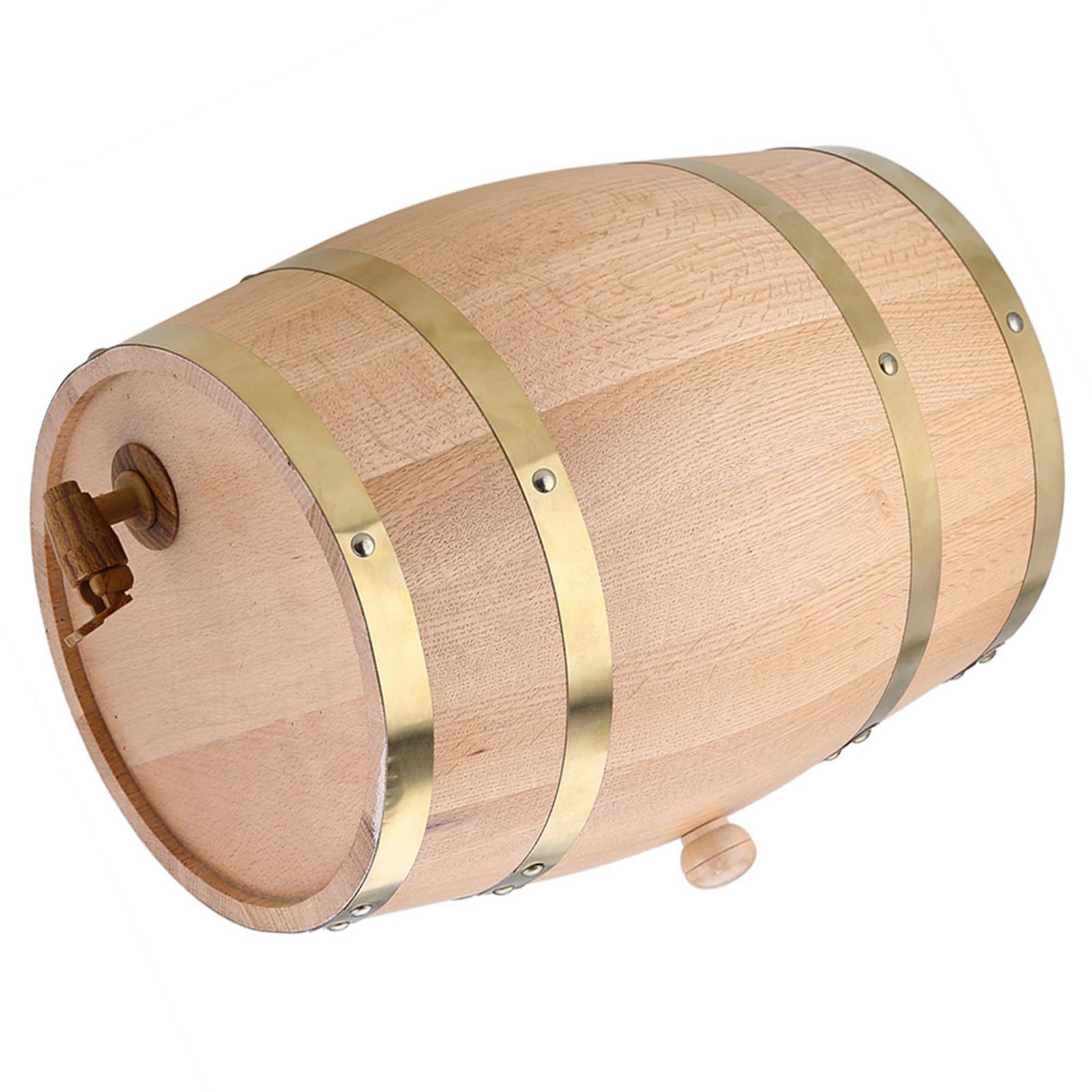Generic Dispenser per Botte di Vino in Legno Rustico per Tequila, Rum e Whisky, Migliora il Gusto nel Tempo, Ottimo per Cene e Feste