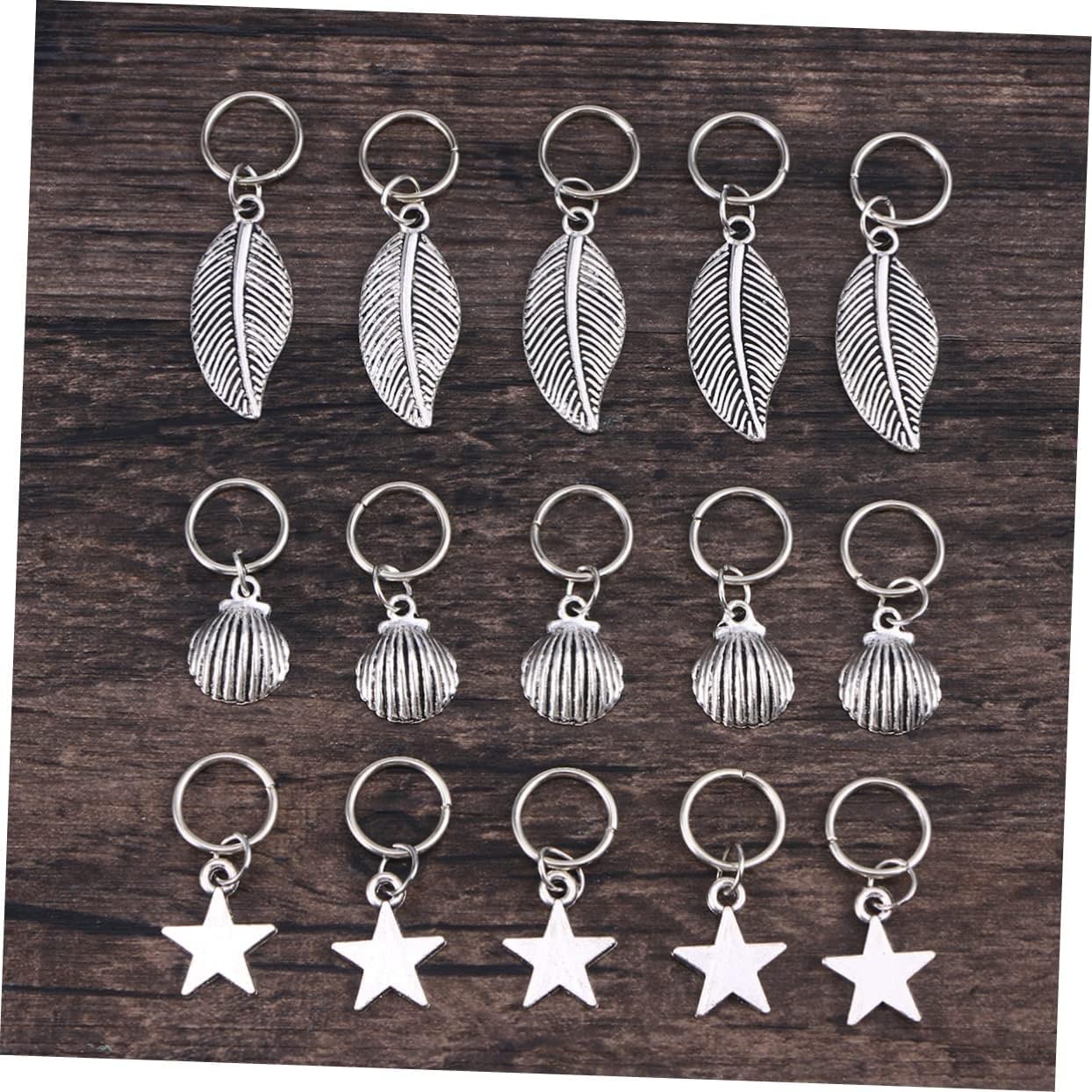 Spinki do włosów Spinki do włosów dla kobiet 105 szt. Akcesoria samochodowe Bling dla kobiet Włosy na warkocze Metalowe spinki do włosów do dredów Metalowe mankiety Pierścień do włosów Dekoracje DIY T