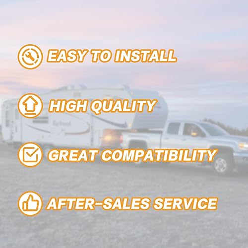 Miniatura 6 de 60629 - Bola de enganche de cuello de cisne con sistema de disco de 2-516 pulgadas, bola GTW de 30000 libras para Chevrolet Ford GMC Nissan Titan XD