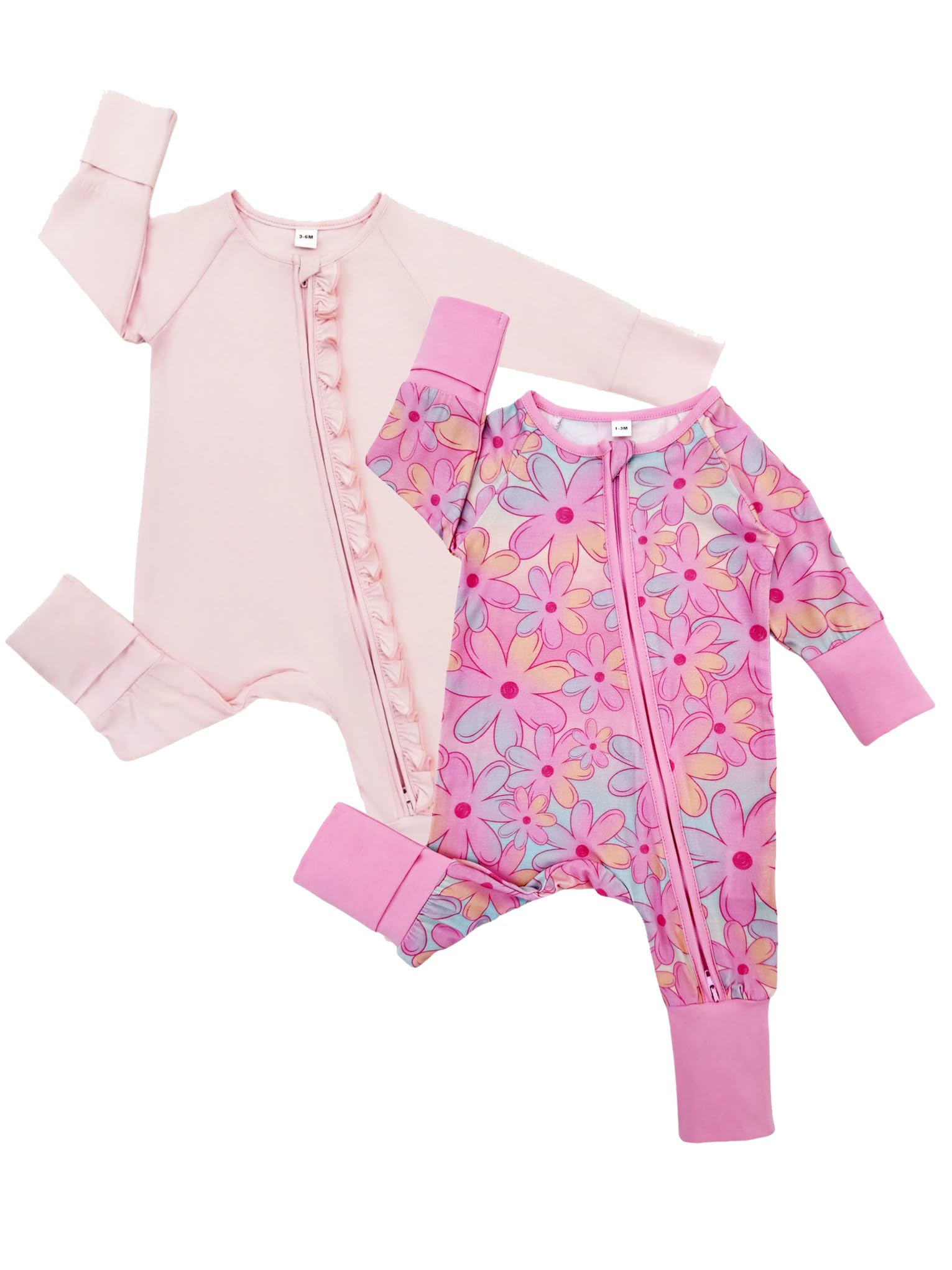 Bow Dream Baby Bamboo Rayon Romper Girl Footless Viscose Newborn Infant Footie Mitten Cuffs Toddler Boy Clothes