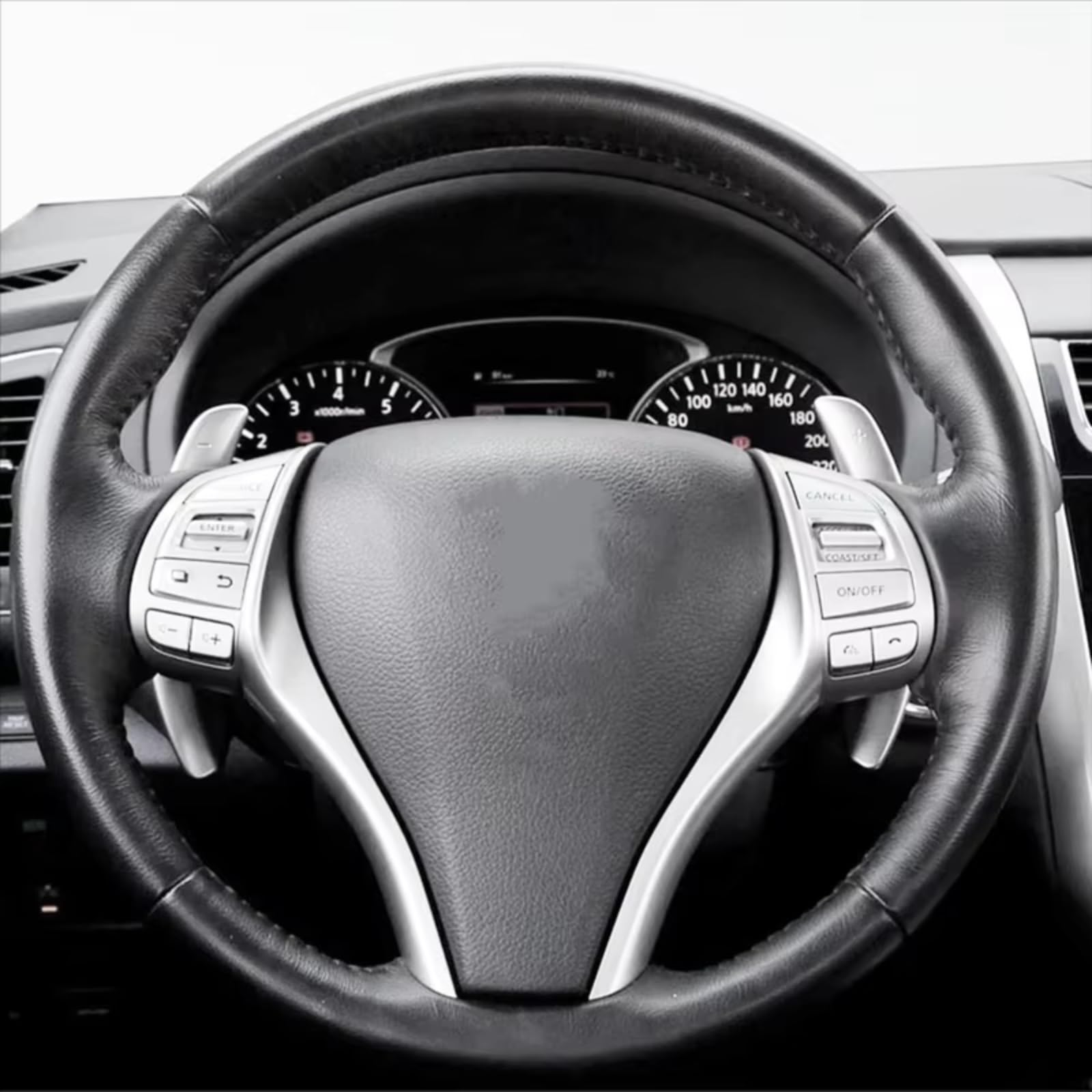 Pulsanti Volante Universali Auto Compatibile Con Nissan Per Navara Per Terra Auto Volante Multifunzionale Bottoni Cruise Control Interruttore Accessori 255504BG3A