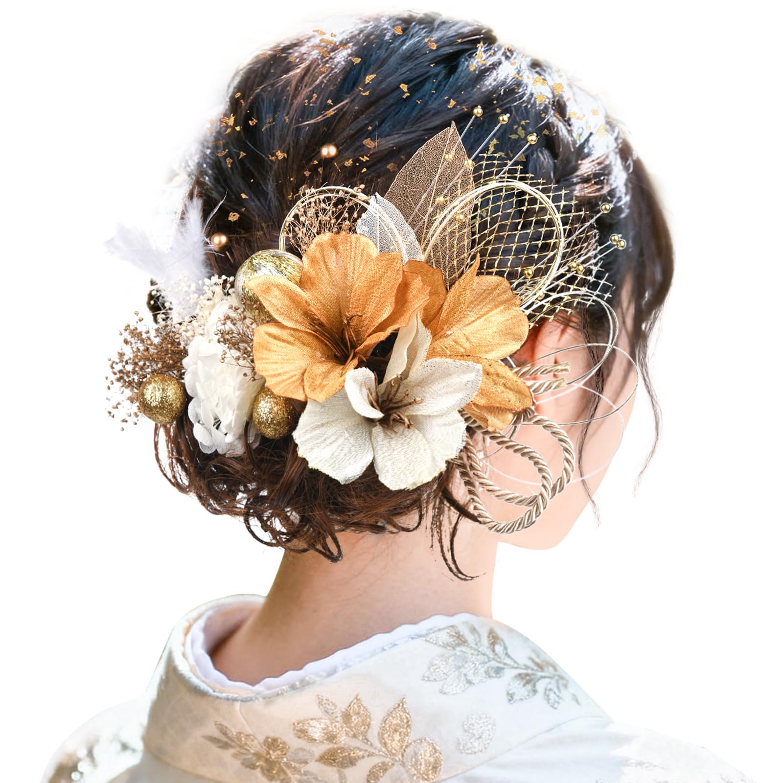 成人式 ヘアアクセ Amazon.co.jp: [OTAKUMARKET] 成人式 髪飾り 振袖 卒業式 袴 浴衣 結婚