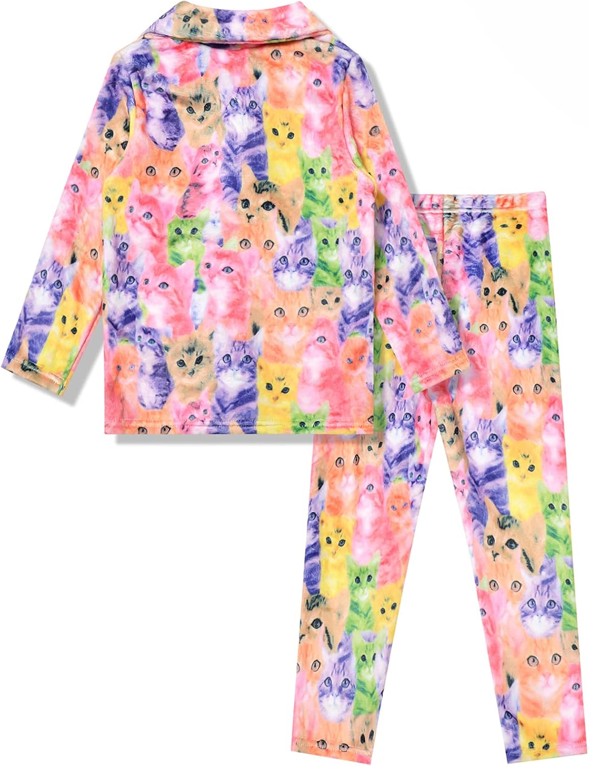CHILDRENSTAR Girls Fleece Pajamas Pj Set Warm Winter Fall Sleepwear Soft Tops Pants - Image 2