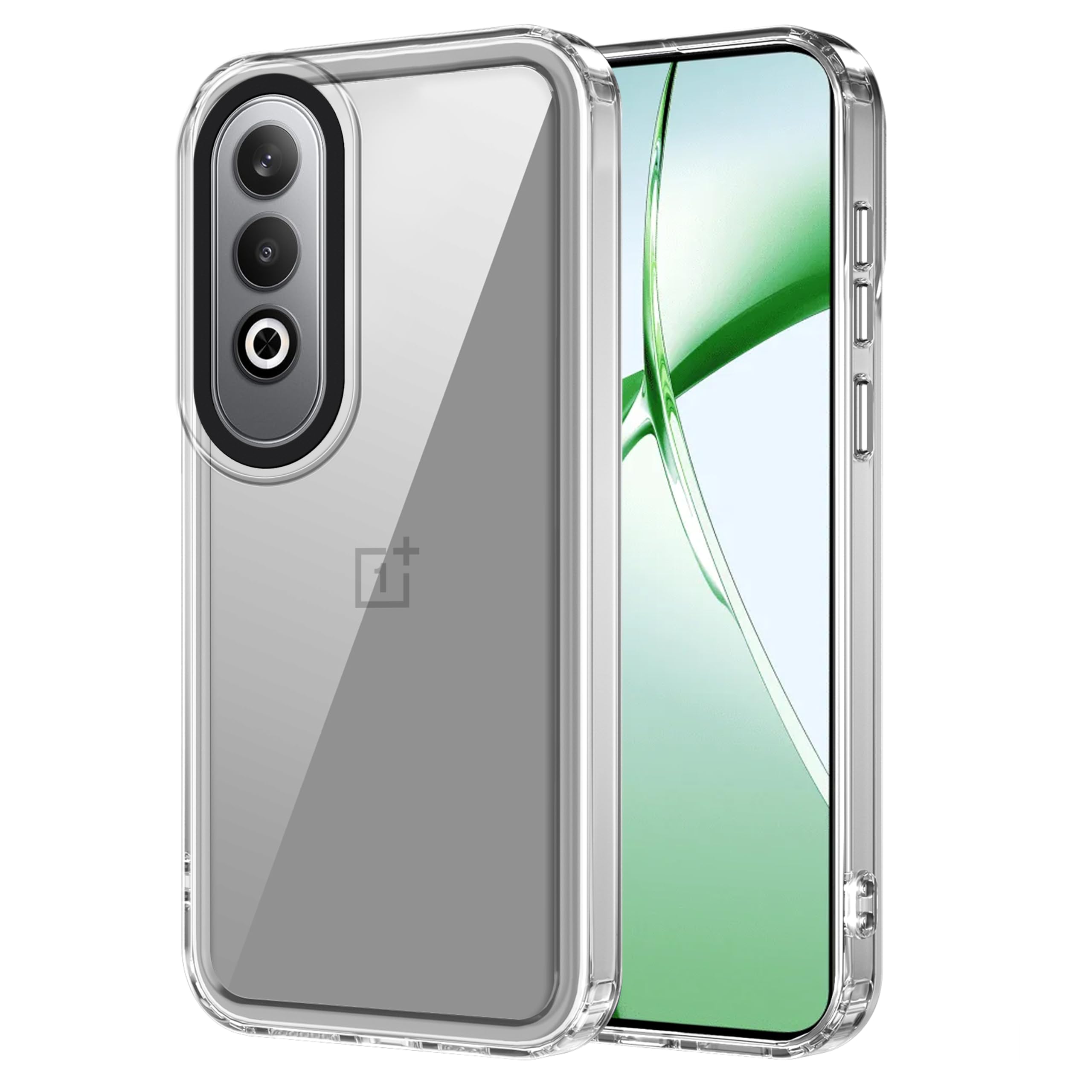 amazon basics Back Case Cover for OnePlus Nord CE 4 5G (Polycarbonate, Thermoplastic Polyurethane_Transparent)