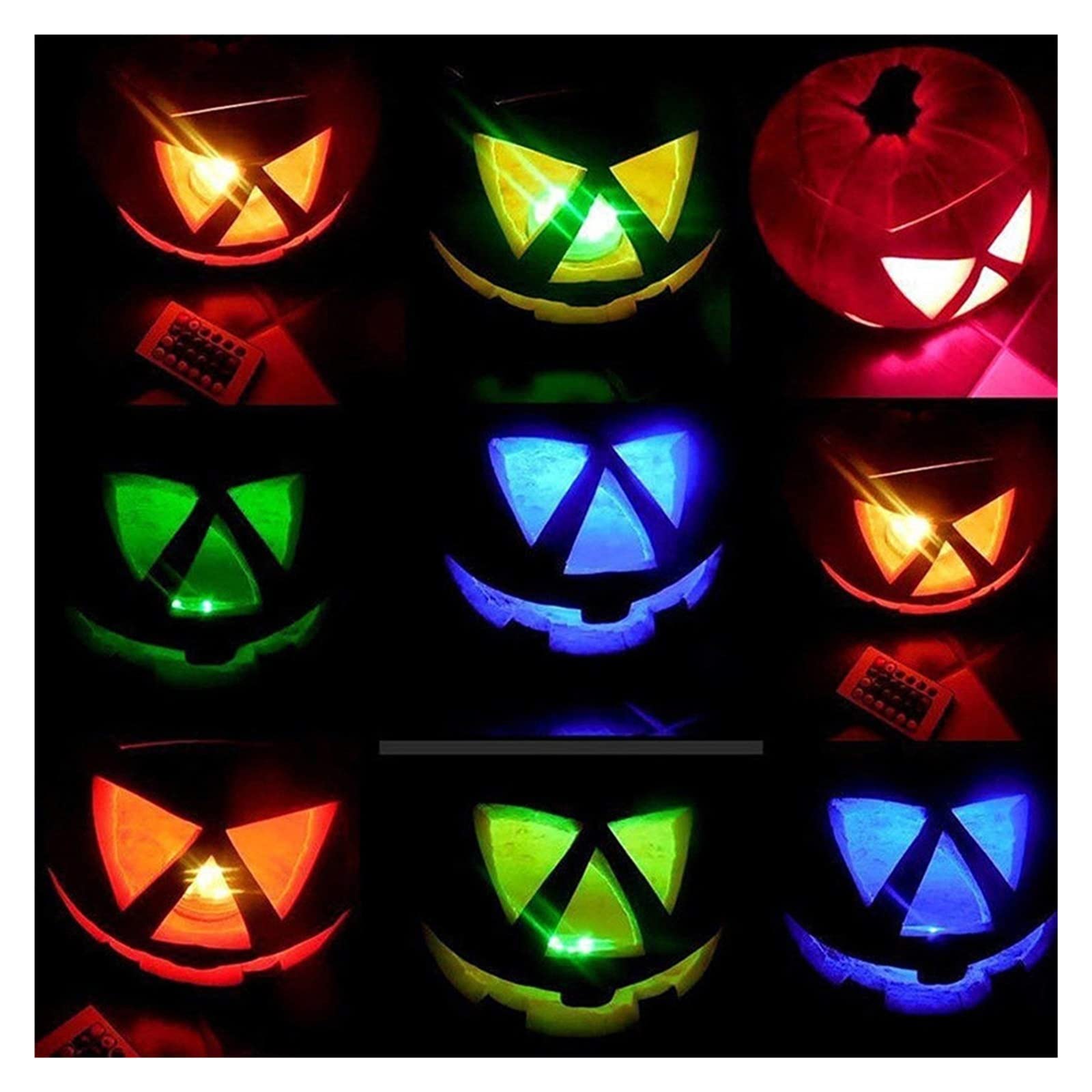 Światła basenowe Zasilane bateryjnie światło do nurkowania RGB IP68 Wodoodporna podwodna lampka nocna Zewnętrzny wazon ogrodowy Miska Basen Światła stawu (Size : 9 Lamp 1 controller)