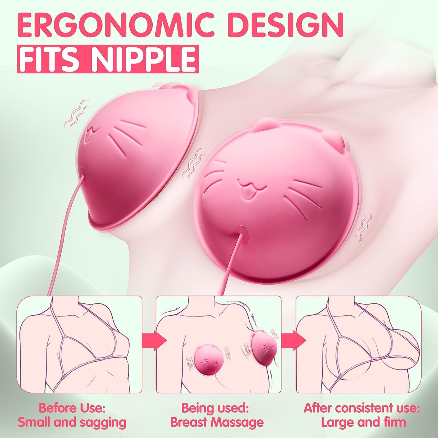 Jouets pour - Masseur de Sein - Vibrateurs Suceurs - Sex Toys pour Femmes