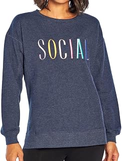 Ladies Statement Sweatshirt~ Navy