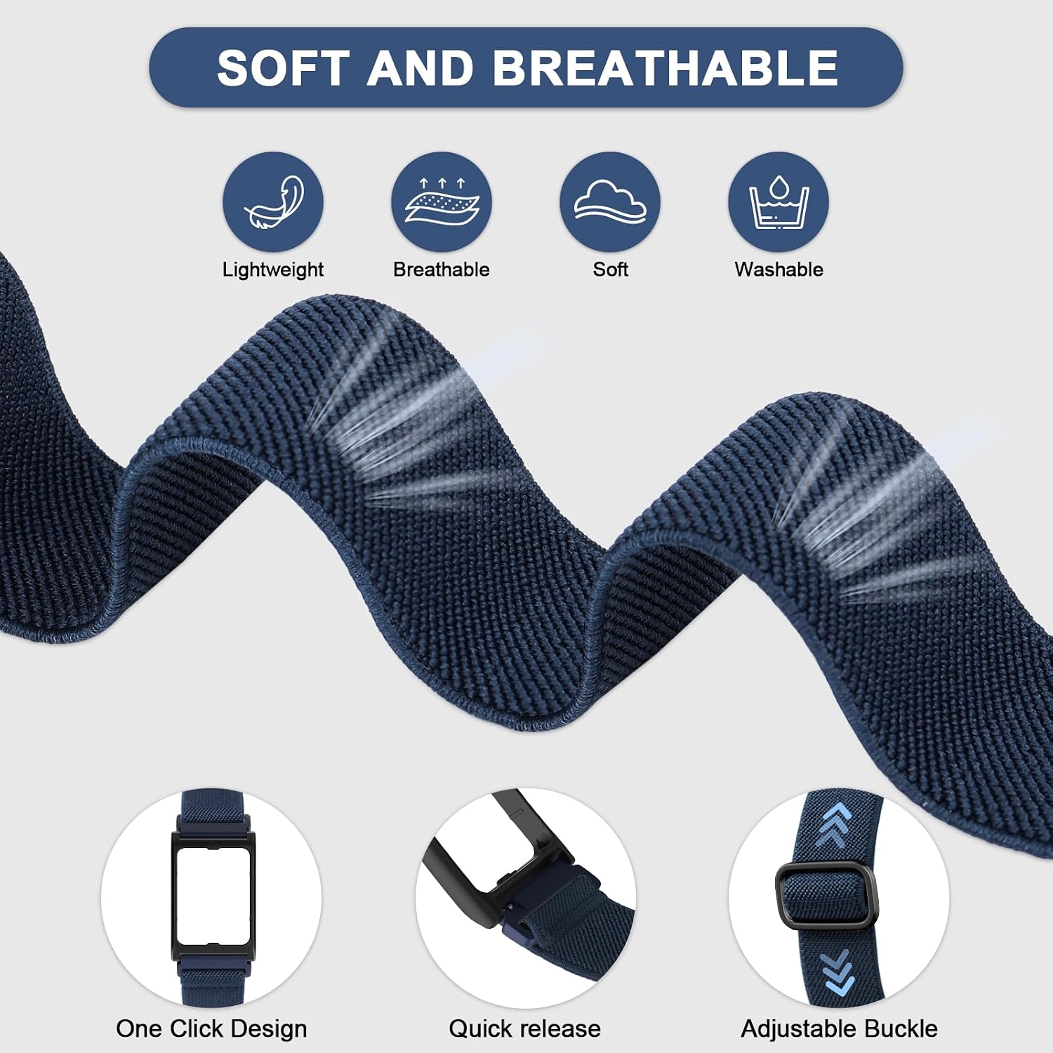 Bicep Band with Frame Compatible with Amazfit Helio Strap Fitness Tracker image 4
