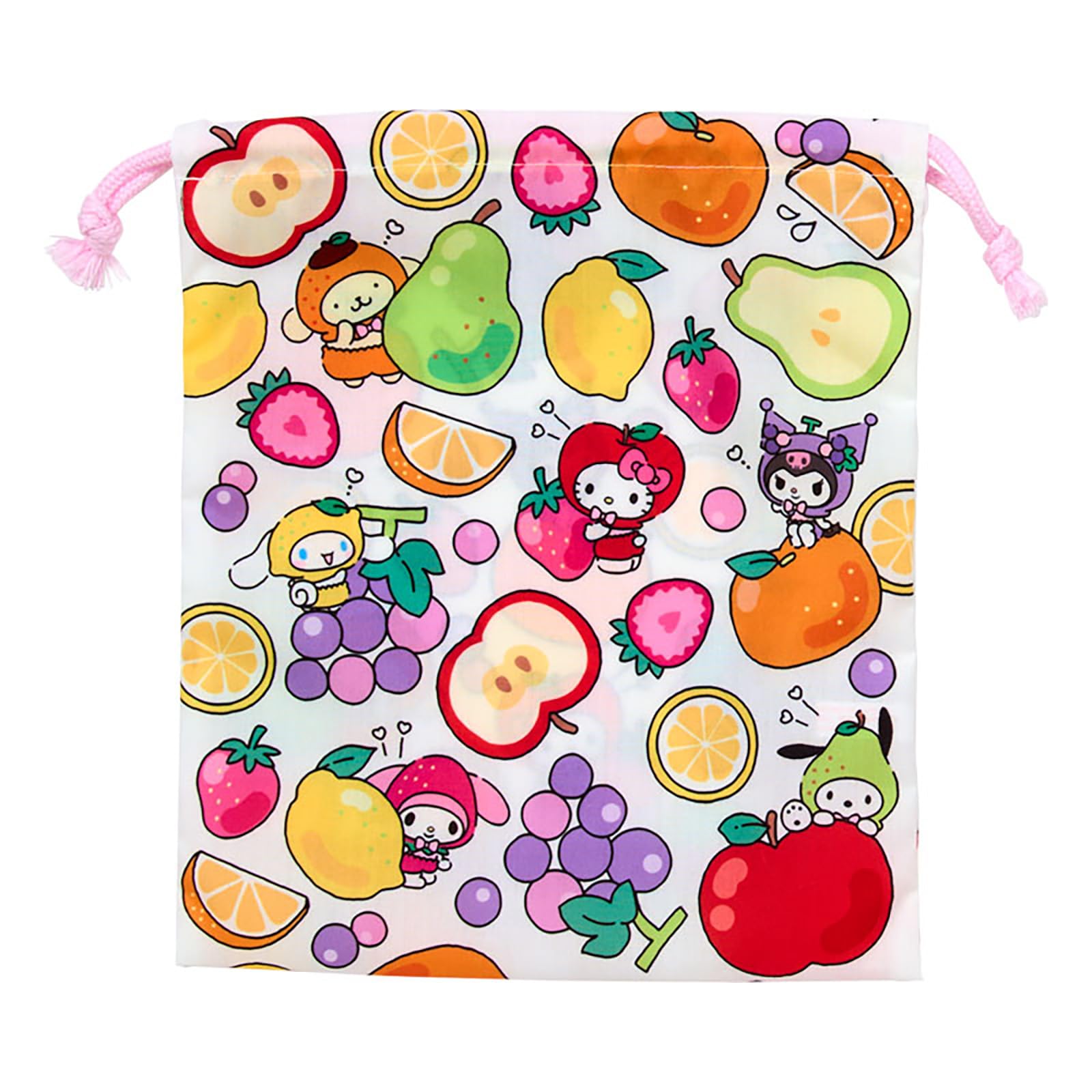 Amazon.co.jp: サンリオ(SANRIO) 巾着2枚セット（フルーツデザイン