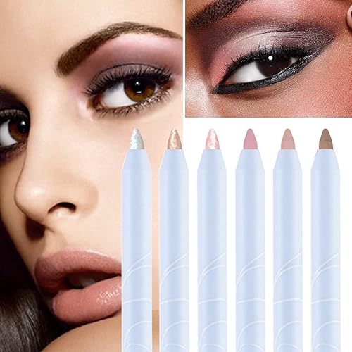 Miniatura 9 de Miaoyan Galaxy Pearlescent Silkworm Pen iluminador y resaltador de sombra de ojos adherido a maquillaje impermeable y no manchado para mujeres kit