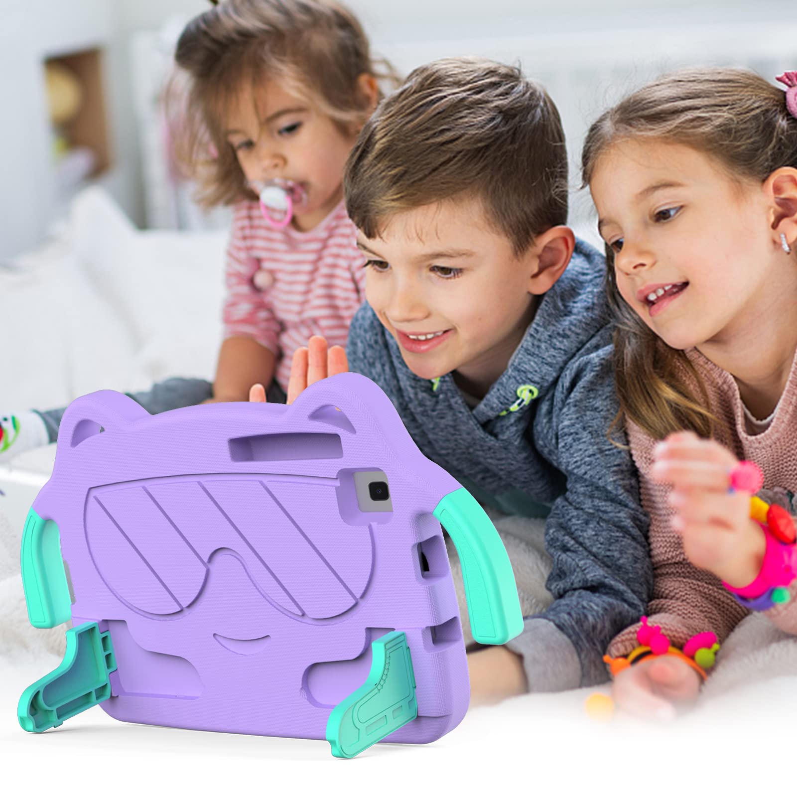 QYiD Custodia per bambini per Huawei MediaPad M3 Lite 8, custodia antiurto in EVA leggera e atossica per Huawei MediaPad M3 Lite da 8,0, colore: Nero