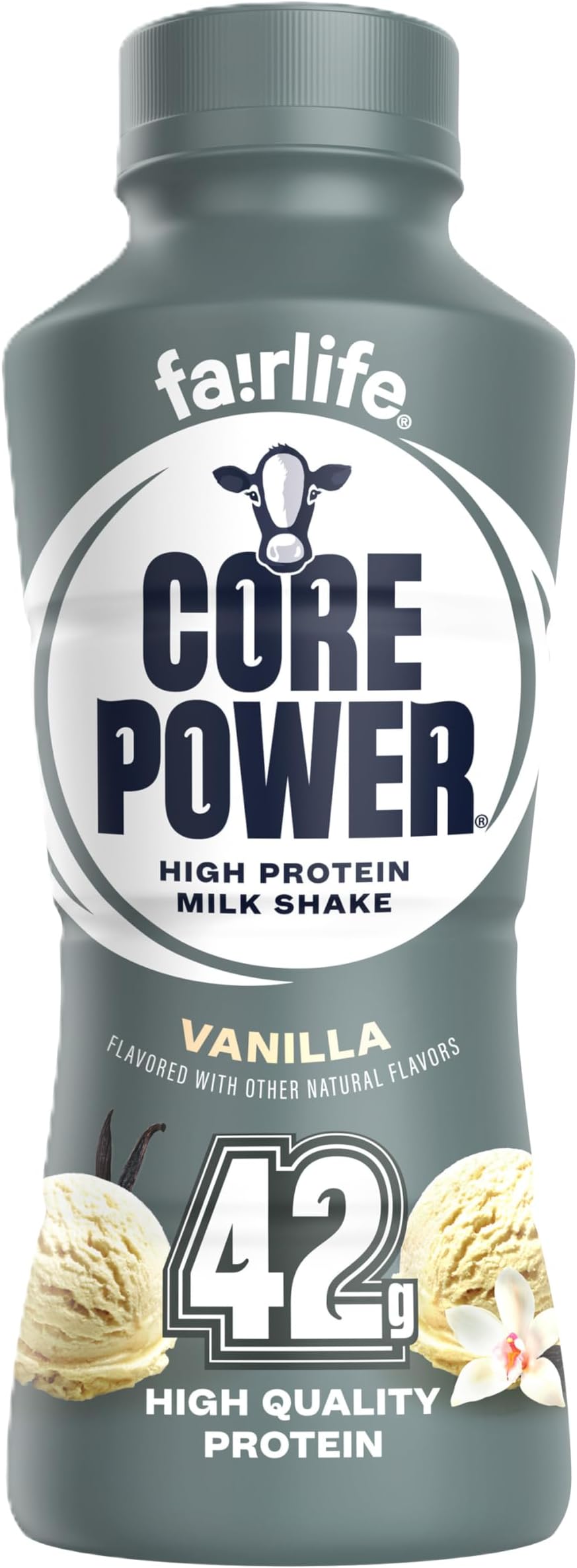 Core Power Elite High Protein Shake (42g), Vanilla, 14 Fl oz