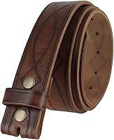 Beltscom Genuine Full Grain Western Engraved Tooled Leather Belt Strap 1.5" Wide - Durable Replacement Belt