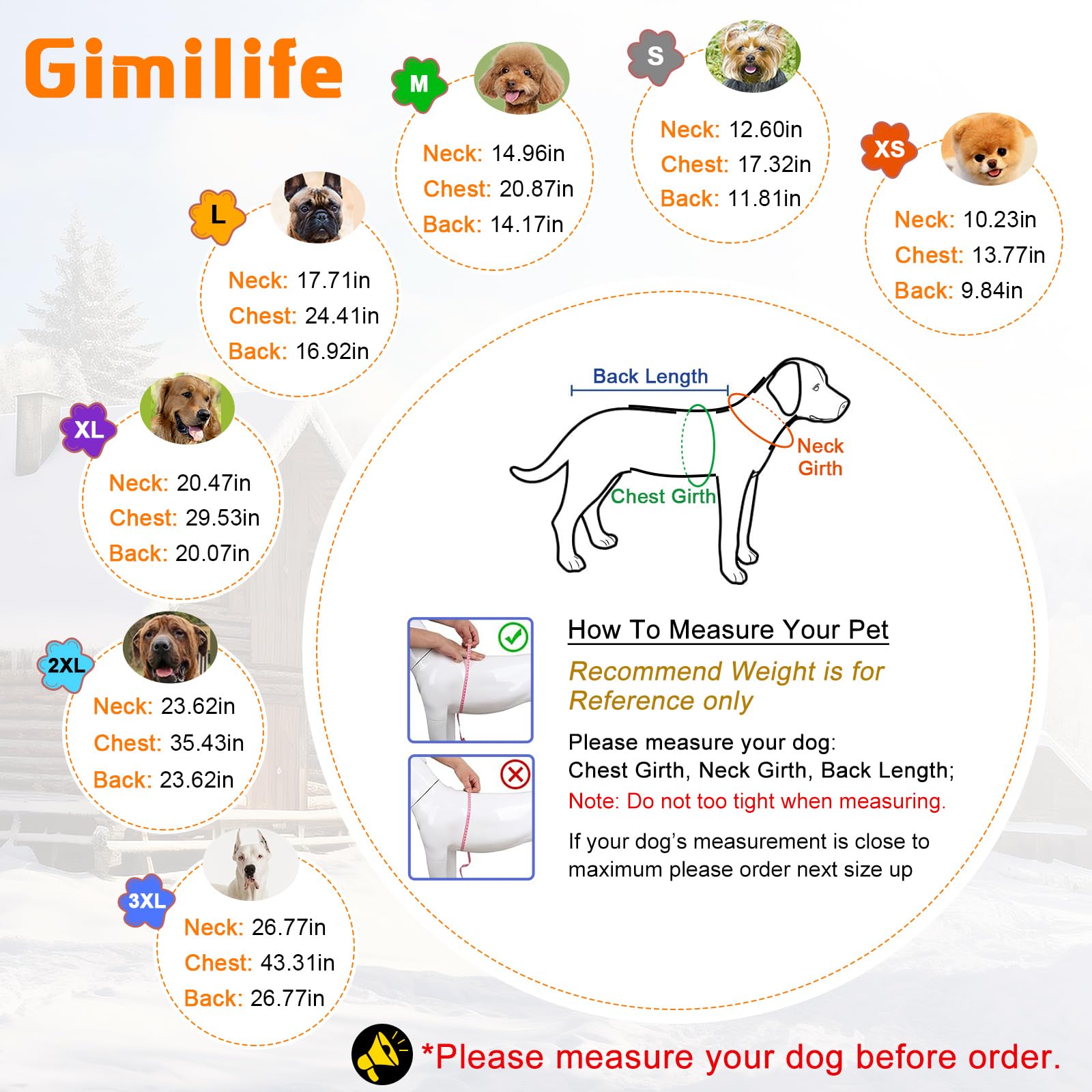 Cappotto per Cani Giacca Calda, Giacca Riflettente per Cani Abbigliamento Invernale Impermeabile per Caldo Gilet Antivento per Animali Domestici Costume per Canis di Piccola Taglia Media