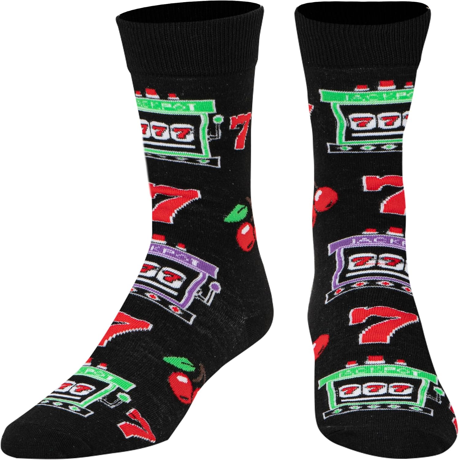 Crazy Socks - Casino Vegas Lifestyle Crew Socks, Size Large image 4